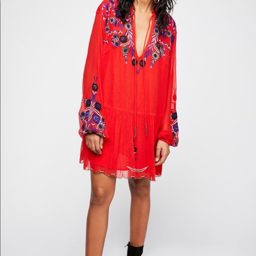 Free People Anastasia Mini Dress